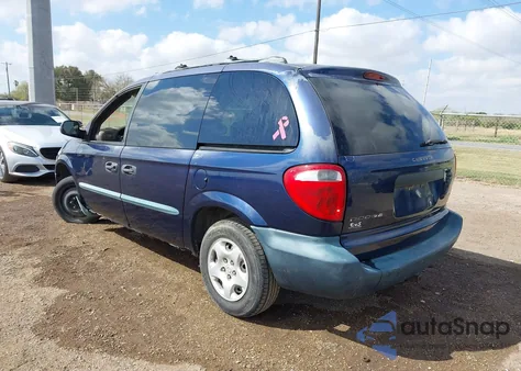 2002 Dodge Caravan Se из США, поврежденный, VIN 1B4GP25372B740917